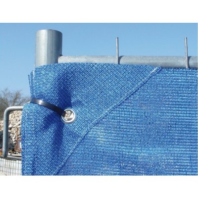 Krycí plachta na plot 150 g/m2, 1,80 x 3,45 m, 10 ks, modrá – Zboží Mobilmania