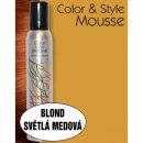 Omeisan Color & Style Mousse tužidlo blond světle medové 200 ml