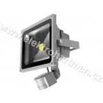 LEDMED COB LED VANA S venkovní reflektorové svítidlo se senzorem 20W, aluminium - neutrální – Hledejceny.cz