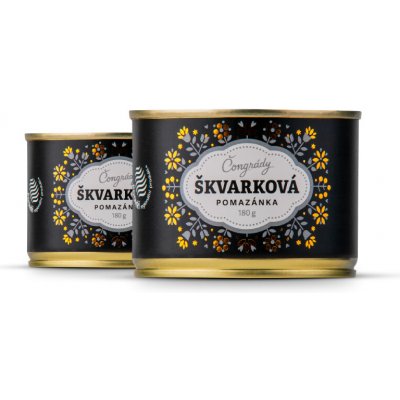 Čongrády Škvarková pomazánka 180 g – Zbozi.Blesk.cz