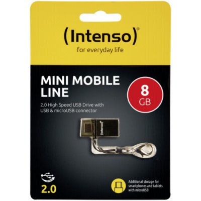Intenso 8GB Mini MobileLine 3524460 – Zbozi.Blesk.cz
