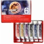 Holbein akvarelové barvy Granulating 5 ml Moon, sada 6 ks – Hledejceny.cz