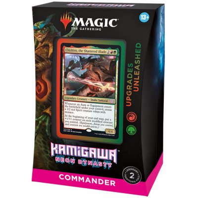Wizards of the Coast Magic The Gathering: Kamigawa Neon Dynasty Commander Deck Upgrades Unleashed