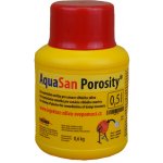 AquaSan Porosity® 0,5L Sanační omítka svépomocí - přísada do omítky proti vlhkosti – HobbyKompas.cz