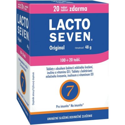 Lactoseven 100 tablet – Hledejceny.cz