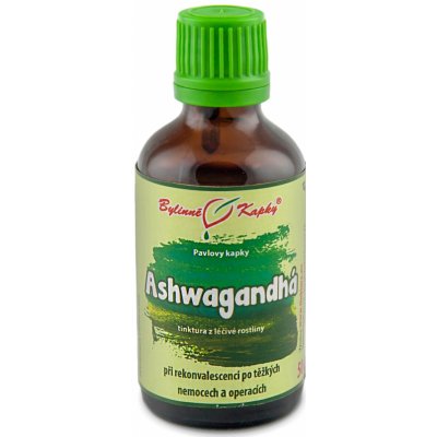 Bylinné kapky Ashwagandhá kapky tinktura 50 ml – Hledejceny.cz