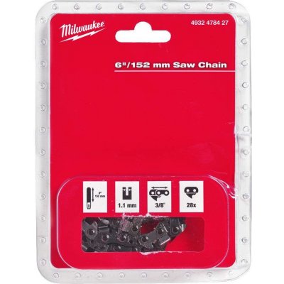Milwaukee Řetěz na pilu 3/8" x 152 x 1,1 4932478427 – Zboží Dáma