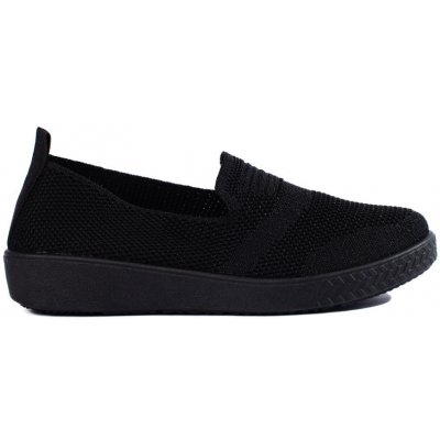 Shelovet Nazouvací tenisky slip on 805b černé