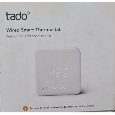 Tado V3+ Chytrý termostat, přídavné zařízení s kabelem 104076 – Hledejceny.cz
