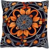 Dekorační povlak na polštáře 4sleep zip velur Květinová mandala 40 x 40 cm