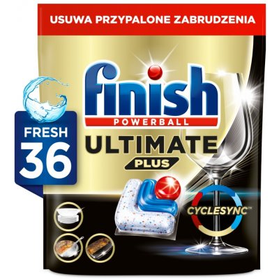 Finish Kapsle do myčky Ultimate Plus fresh 36 ks – Zboží Mobilmania
