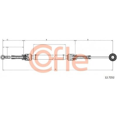 Tažné lanko, ruční převodovka COFLE 12.7252 – Zbozi.Blesk.cz