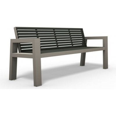 HTI Ocelová lavička Beko KA-O1003 červená – Sleviste.cz