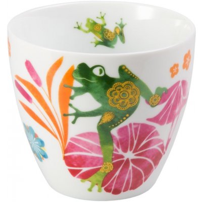 TeaLogic Fritz Fine Bone China porcelánový hrnek bez ucha žába 300 ml