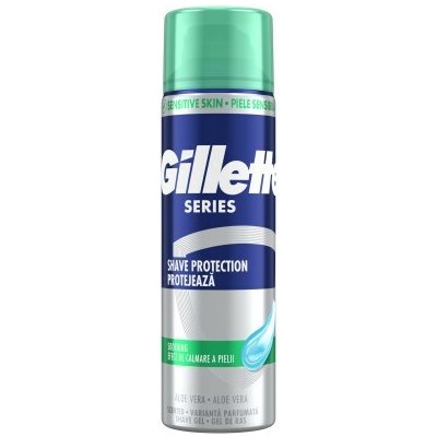 Gillette Series Sensitive zklidňující gel na holení 200 ml – Zboží Dáma