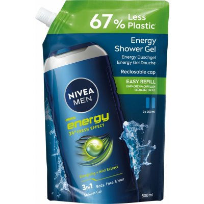 Nivea Men Energy sprchový gel 500 ml – Zboží Mobilmania