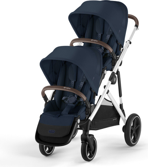 Cybex Gazelle S Sport Rám Stříbrný Ocean Blue 2023