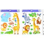 Anděl 10175 Samolepky na zeď ZOO 33 x 29 cm – Zboží Dáma