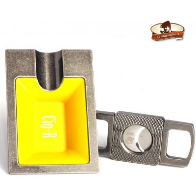 Chacom set cig.cutt. cig-R ashtray COF-01 yellow – Zboží Mobilmania