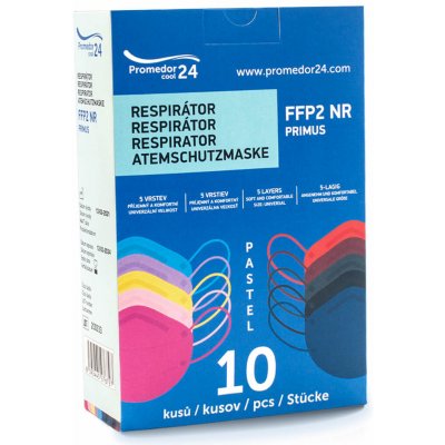 Promedor24 respirátor FFP2 NR PRIMUS PASTEL 10 ks – HobbyKompas.cz Promedor24 respirátor FFP2 NR PRIMUS PASTEL 10 ks – HobbyKompas.cz