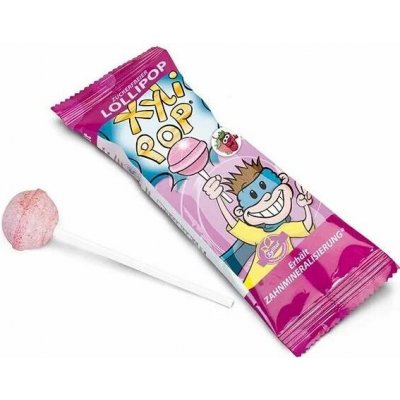 Miradent XyliPop lízátko se xylitolem jahoda 6 g – Hledejceny.cz