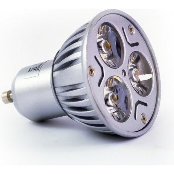 Immax Led žárovka GU10 230V 3x1W Power LED 360lm Studená bílá 08007L