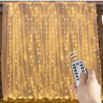 BERGE LED světelný závěs 3x1m teplá bílá – Hledejceny.cz
