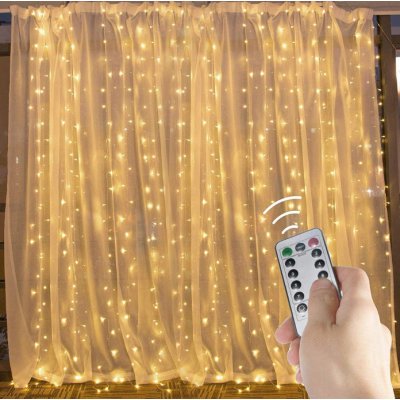 BERGE LED světelný závěs 3x1m teplá bílá – Hledejceny.cz
