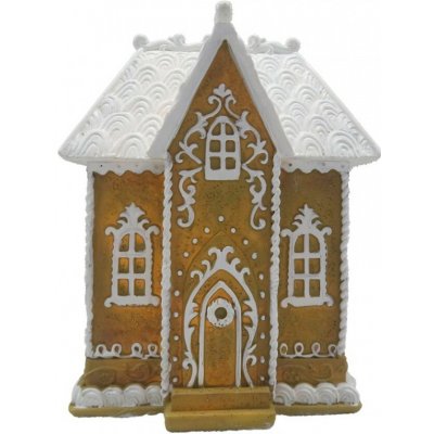 Svítící perníková chaloupka Gingerbread House - 12*9*15 cm - Clayre & Eef – Hledejceny.cz