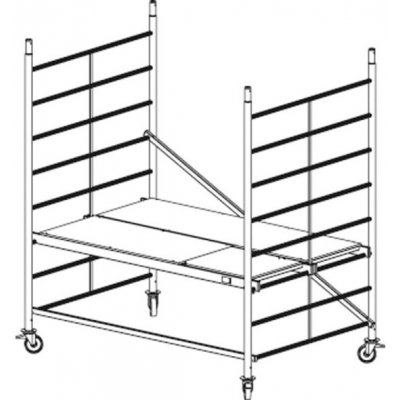 Krause ProTec Lešení 2,0 x 1,35, 2,9 m