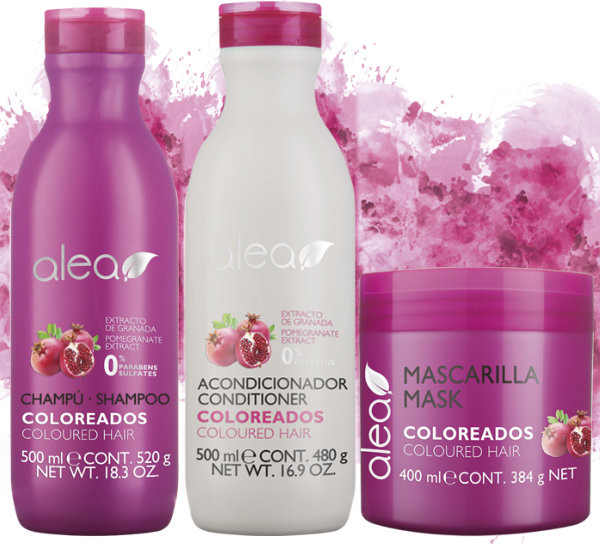 Alea Coloreados pro barvené vlasy šampon 500 ml + koncidionér 500 ml + maska na vlasy 400 ml dárková sada