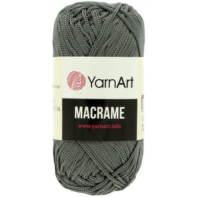 YarnArt Macrame 2mm 159 šedá – Zboží Dáma