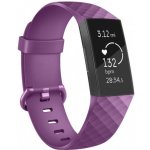 BStrap Silicone Diamond Large řemínek na Fitbit Charge 3 / 4, purple SFI008C17 – Hledejceny.cz