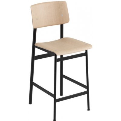 Muuto Loft 65 black/oak – Zboží Dáma