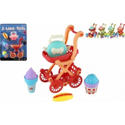Teddies Kočárek mini s doplňky – Zboží Dáma