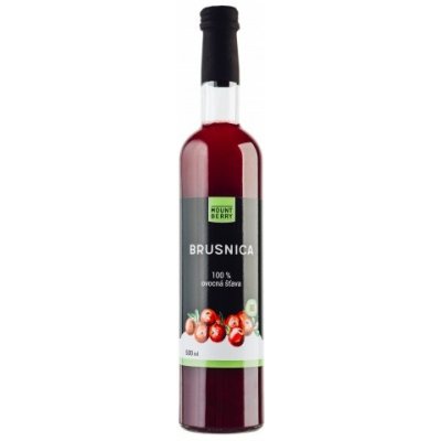 Wellberry Šťáva přírodní brusinková 100% BIO 0,5 l – Zbozi.Blesk.cz