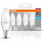 Osram sada 4x LED žárovka E14, Candle, 5,5W, 470lm, 4000K, neutrální bílá – Hledejceny.cz