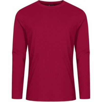Excd by Promodoro Men´s T-Shirt Long Sleeve pánské tričko s dlouhým rukávem CD4097 Granat