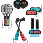 JYS Sada příslušenství 10v1 pro Joy-Con Nintendo Switch / NS215 – Sleviste.cz