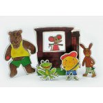 Marionetino pohádka o koblížkovi Boudo budko loutky kulisa – Zboží Dáma