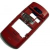 Náhradní kryt na mobilní telefon Kryt Nokia Asha 303 Střední červený