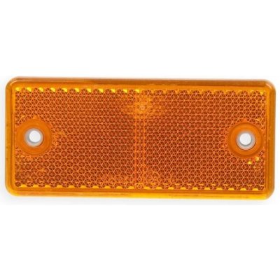 DOBMAR Odrazka oranžová 90 x 40 mm, 2 díry – Hledejceny.cz