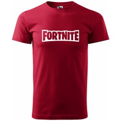 Sablio tričko s potiskem Fortnite červené