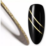 Starnails Samolepící zdobící páska na nehty Gold Glitter 1 mm – Hledejceny.cz