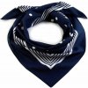 Šátek Bavlněný šátek s puntíky 4 modrá pařížská