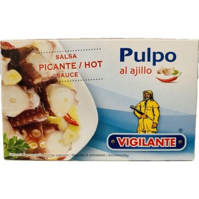 Vigilante Chobotnice Pulpo na česneku pikantní 115 g – Zboží Dáma