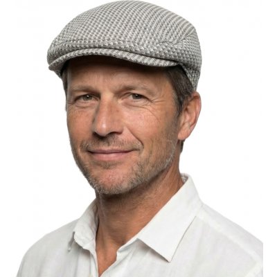 Fiebig Headwear since 1903 Pánská letní bavlněná bekovka driver cap béžovo-hnědá pepito – Hledejceny.cz