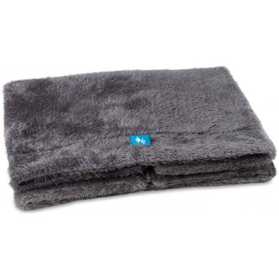 Profizoo Deka dvouvrstvá plys šedá L 120 x 80 cm – Sleviste.cz