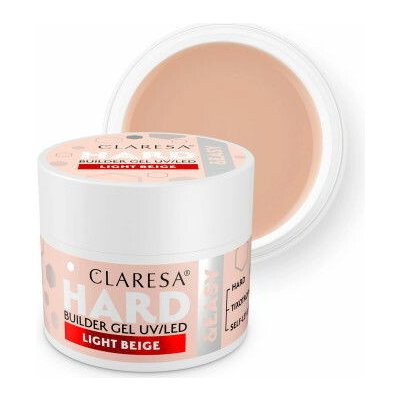 Claresa Hard Easy light beige strukturující gel 12 g – Zboží Mobilmania