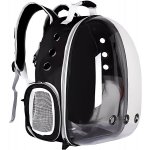 Purlov Batoh pro přepravu zvířat polyester průhledný plexisklo 41 x 35 x 24 cm – Zboží Dáma